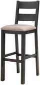 Handstone Rafters 30” Bar Chair with Leather Seat-1