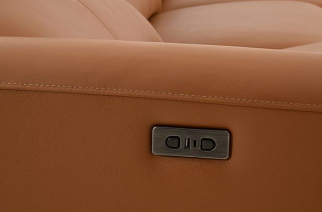 Furniture of America® Theola Brown Clay Power Reclining Sectional with Right Chaise-3