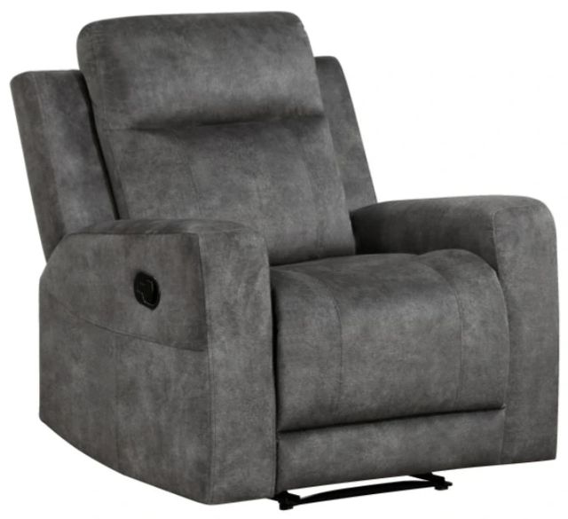 Homelegance® Dean Gray Manual Recliner-0