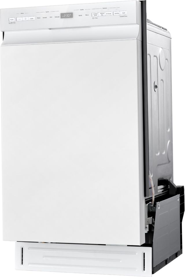 Midea® 18" White Front Control Built-In Dishwasher -2