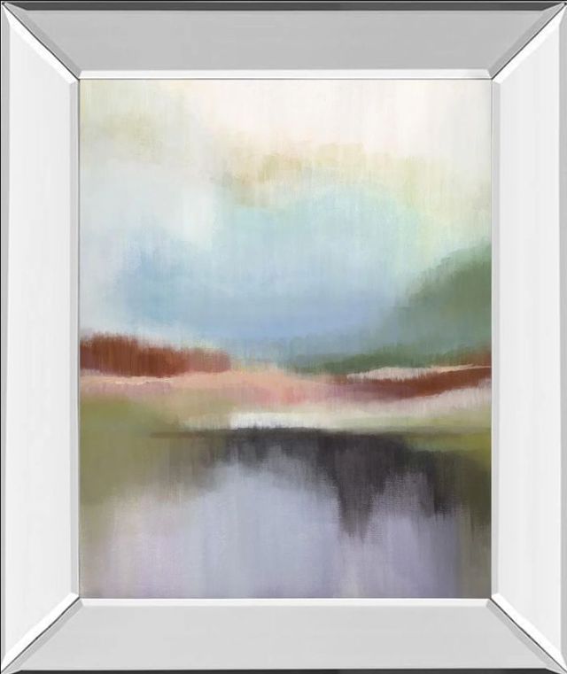 Classy Art Spring Lake I by Alison Jerry Mirror Framed Wall Art-0