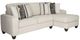 Albany Industries 2-Piece Persia Beige Right-Arm Facing Chaise Sectional-0