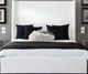 Diamond Sofa® Seattle White Queen Bed-0