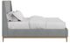 A.R.T. Furniture® Loft Gray/Natural Maple Queen Upholstered Panel Bed-2