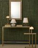 Currey & Company Dezi Natural Console Table with Brass Base-5