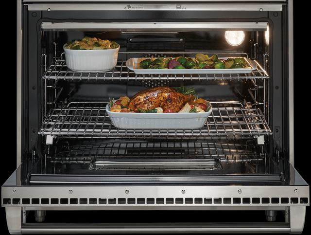 Wolf® 36" 4-Burner Stainless Steel Pro Style Liquid Propane Gas Range-1
