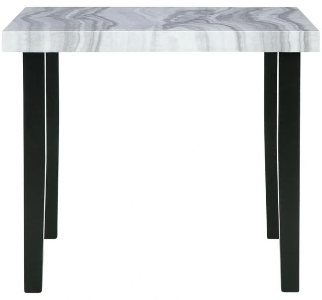 Signature Design by Ashley® Mervannie Gray Counter Dining Table with Black Base-2