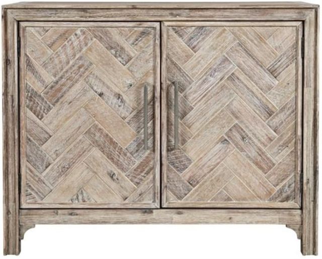 Jofran Inc. Gramercy Gray Wash 2-Door Accent Cabinet-2