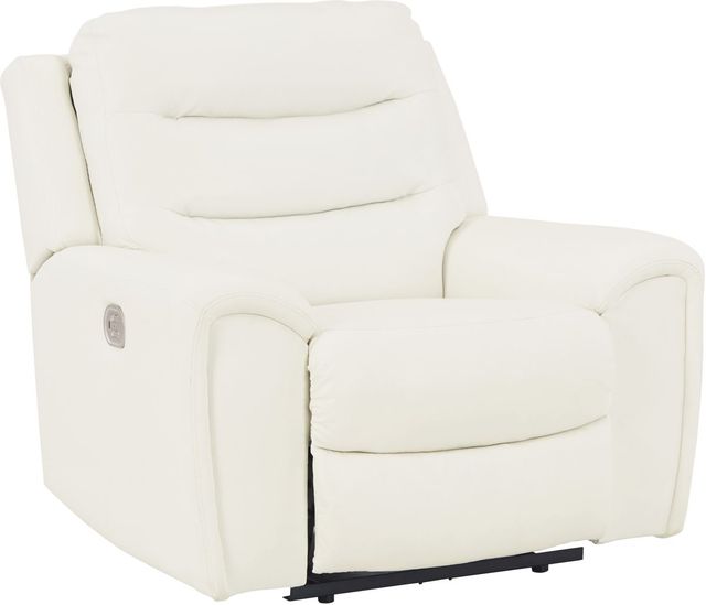 Signature Design by Ashley® Warlin White Power Recliner-0