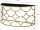 ACME Furniture Altus Black Console Table with Gold Base-2