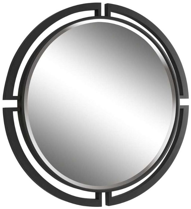 Uttermost® Quadrant Black Mirror-3