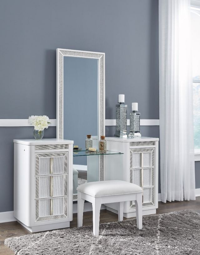 Signature Design by Ashley® Chalanna White Vanity Table-3
