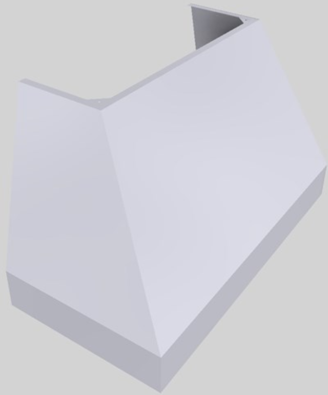 Vent-A-Hood® Designer Series 48" White Wall Mounted Range Hood-3