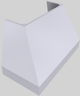 Vent-A-Hood® Designer Series 48" White Wall Mounted Range Hood-3