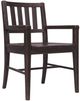 Hooker® Furniture Driftwood Burnt Timber Splatback Dining Arm Chair-0