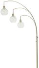 Stylecraft Warm Brushed Steel Floor Lamp-1