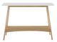 Olliix by Madison Park Parker Off-White Console Table with Natural Base-0