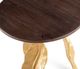 Steve Silver Co. Verna Walnut Accent Table with Gold Base-3