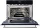 Porter & Charles 24'' Black Glass with Stainless Steel Trim Electric Speed Oven-1