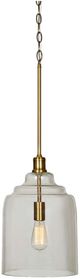 Forty West Grafton Gold 1-Light Pendant-0