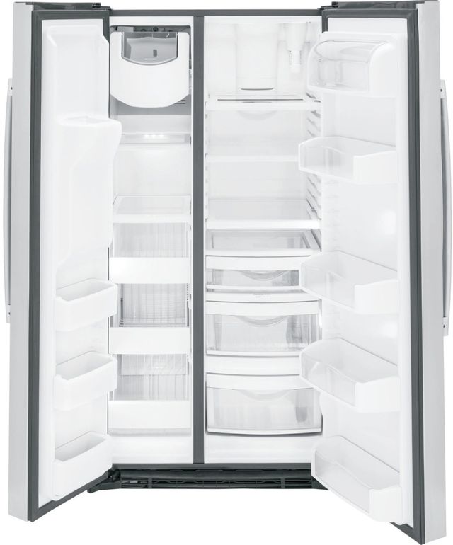GE Profile™ 36'' 25.3 Cu. Ft. Fingerprint Resistant Stainless Steel Side-by-Side Refrigerator-2