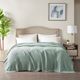 Olliix by INK+IVY Bree Knit Aqua Full/Queen Blanket-3