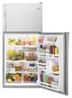 Whirlpool® 18.2 Cu. Ft. Monochromatic Stainless Steel Top Freezer Refrigerator-1