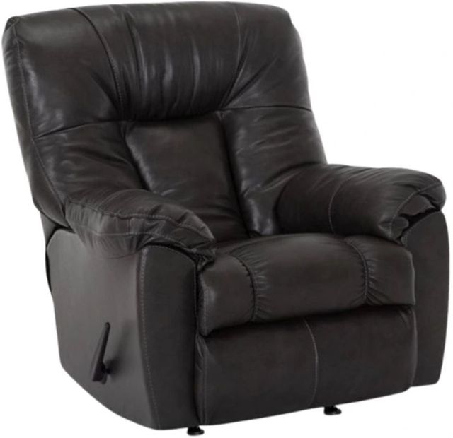 Franklin™ Connery Blaze Slate Manual Swivel Rocker Recliner-0