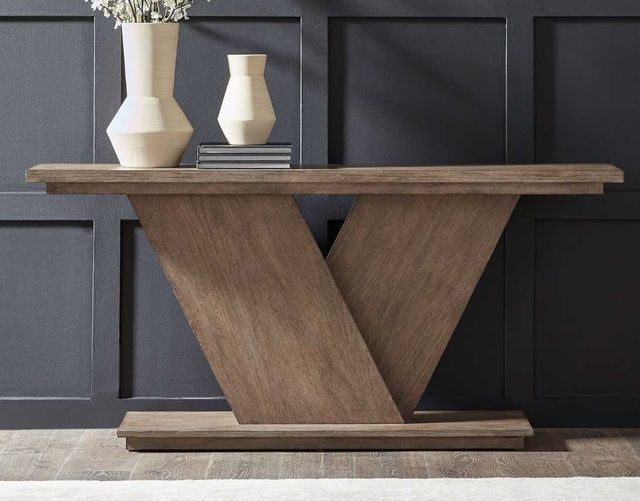 Liberty Furniture Aspen Sky Weathered Saddle Brown Sofa Table-1