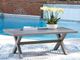 Signature Design by Ashley® Dillon Beach Gray Wooden Outdoor Cocktail Table-1