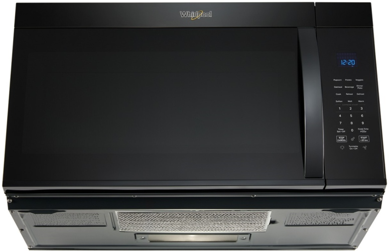 Whirlpool® 1.9 Cu. Ft. Black Over the Range Microwave