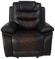 New Classic® Home Furnishings Nikko Brown Manual Glider Recliner-2