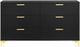 Coaster® Kendall Black/Gold Dresser-1
