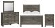 Signature Design by Ashley® Frandern 4-Piece Black/Gray Full Panel Bedroom Set-0