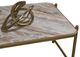 Signature Design by Ashley® Manor Stone Marble Top Rectangular Cocktail Table with Gold Base-2