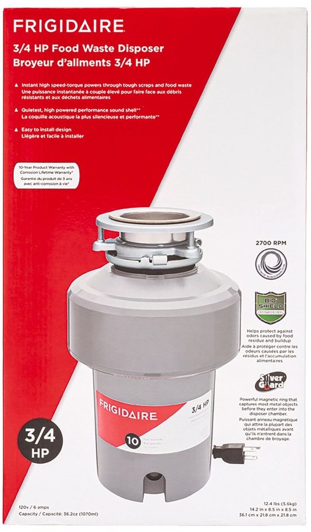 Frigidaire® 0.75 HP Direct Wire Garbage Disposal-3