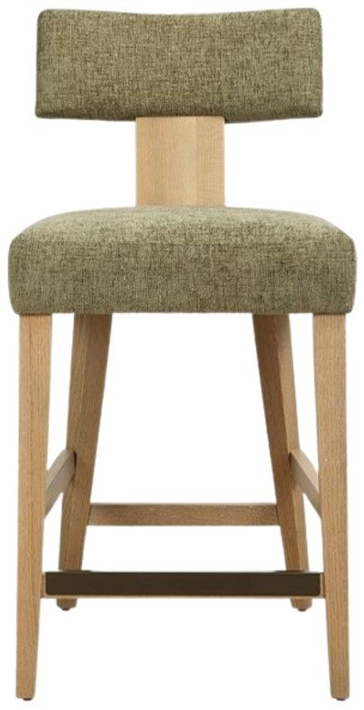 Uttermost® Elysian Moss/Natural Counter Stool-3
