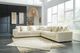 Signature Design by Ashley® Lindyn 5-Piece Ivory L-Shape Sectional-2