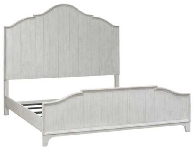 Liberty Furniture Farmhouse Reimagined Antique White Queen Panel Bed-0