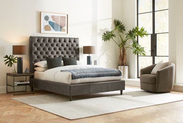 Palliser® Furniture Customizable Vineyard Upholstered King Panel Bed-3