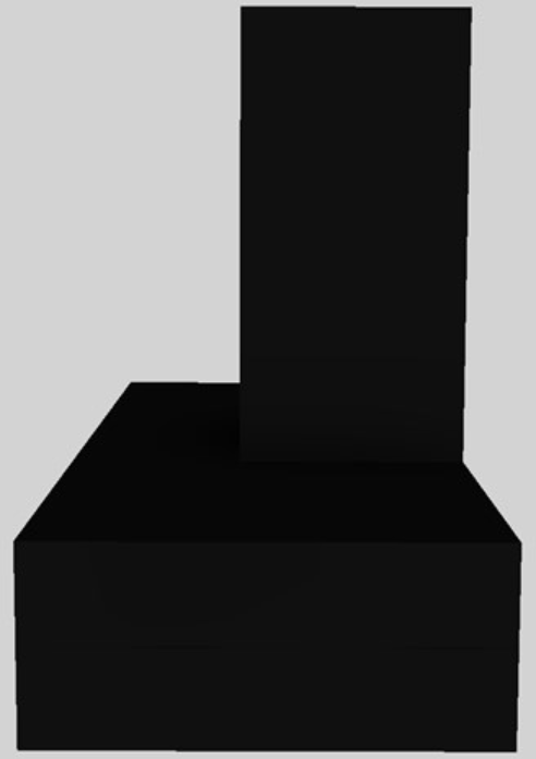 Vent-A-Hood® 42" Black Contemporary Wall Mounted Range Hood-1