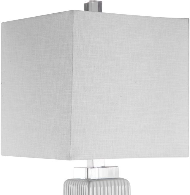 Uttermost® Bennett White Buffet Lamp-4