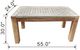 A & B Home Salvador Glass Top Dining Table with Natural Jute Base -2