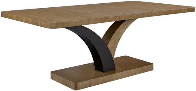Bernards Calia Brown Pedestal Dining Table-0