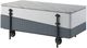 ACME Furniture Wilkins Gray Lift Top Coffee Table with Gray-White Base-3