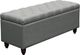 Diamond Sofa® Park Avenue Grey Tufted Lift-Top Storage Trunk -0