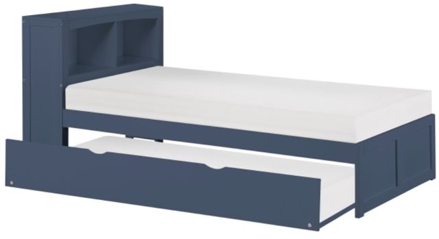 Homelegance® Nora Blue Twin Bookcase Platform Bed-3