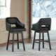 Signature Design by Ashley® Tallenger 2-Piece Black/Dark Brown Bar Stool Set-2