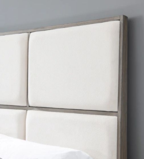 Legacy Classic Terra Luna Nightfall/White Cloud Queen Upholstered Panel Bed-3