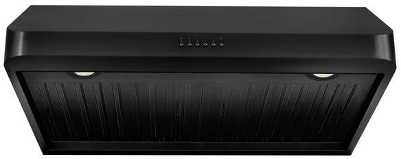 ZLINE 36" Black Stainless Steel Under Cabinet Range Hood -1